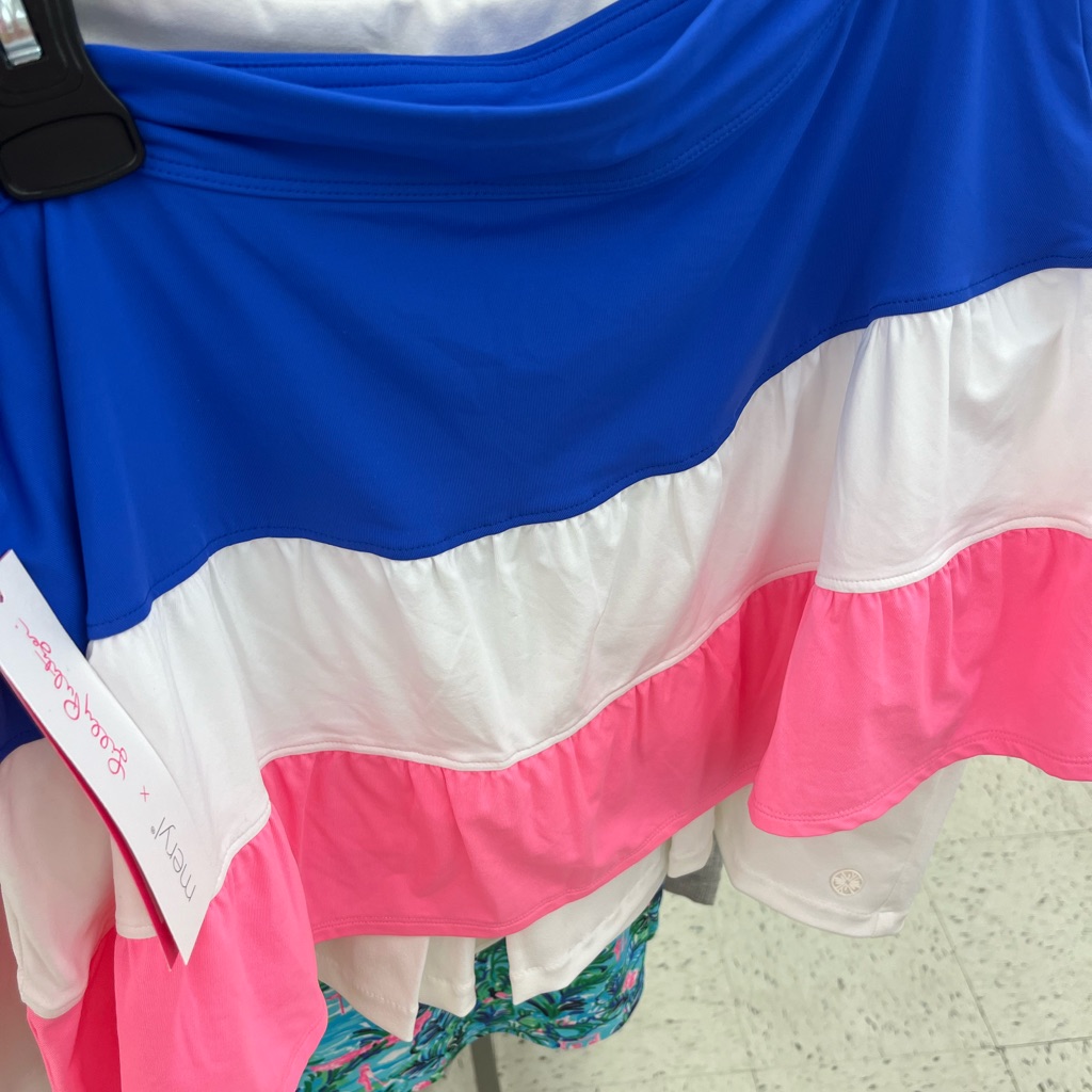 Nwt Lilly Pulitzer Blue White And Pink Skort
